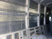 Alüminyum Folyolu Oto Ses ve Isı Yalıtım Malzemesi 19 mm 100x100