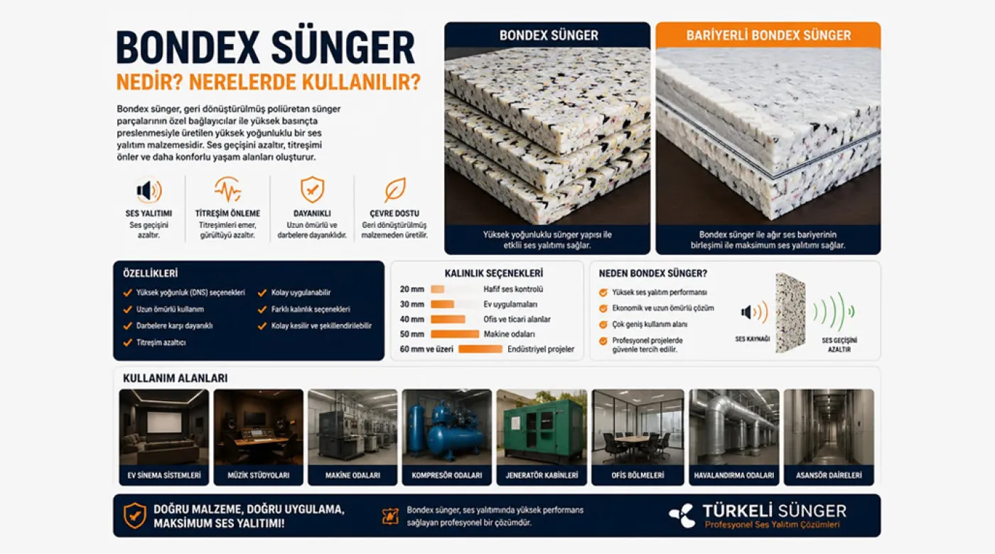 Bondex Sünger Nedir? Nerelerde Kullanılır? Avantajları ve Özellikleri (2026 Rehberi)