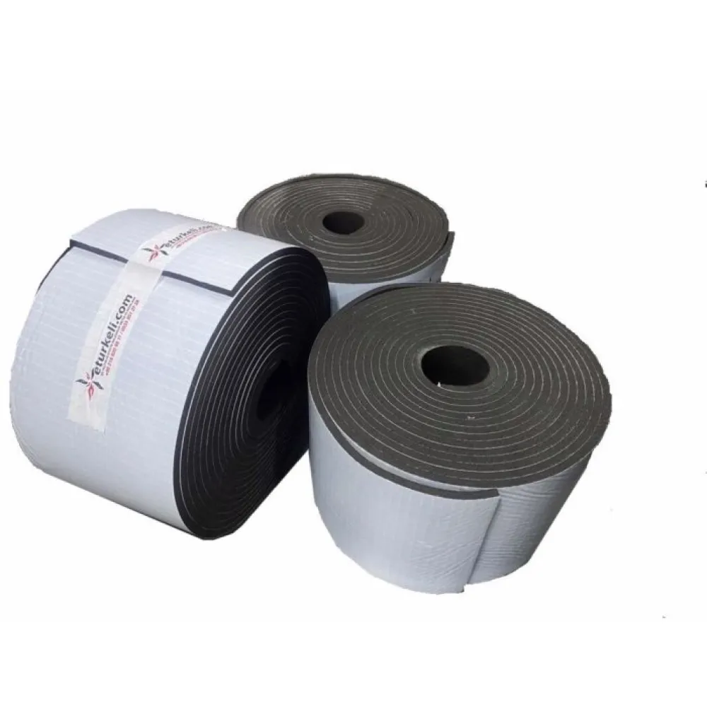 Elastomerik Kauçuk Bant Oto Ses Yalıtımı 9 mm Kendinden Yapışkanlı 20 Cm X 10 Metre